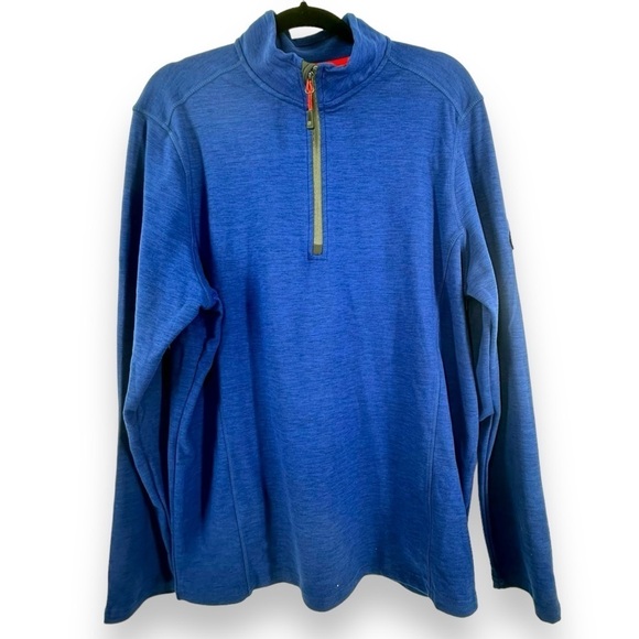 Avalanche Other - Avalanche 1/4 Zip Lightweight Stretch Long Sleeve Shirt Blue Men's Size L NWT
